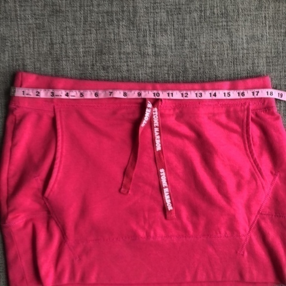 Stone Harbor pink drawstring drawstring cotton bl… - image 4